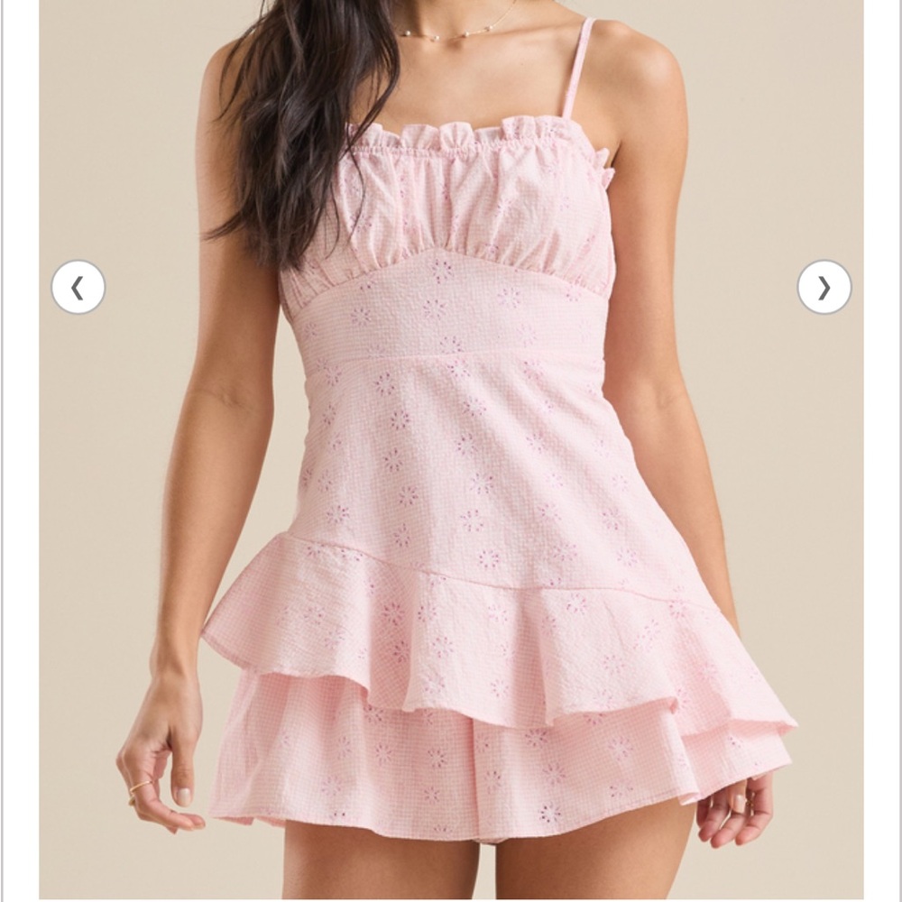 Vivian Gingham Romper